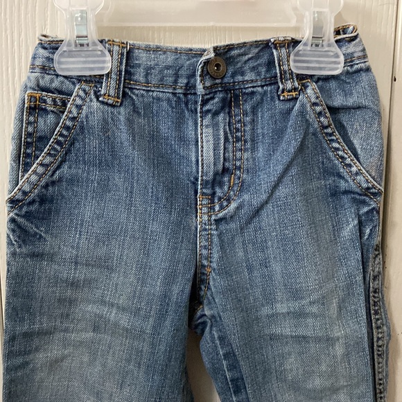 Gymboree Jeans with Rolled Burgundy Cuffs - Picture 2 of 5